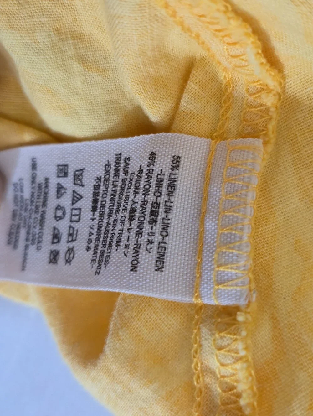 Free People Yellow Floral Button-Front Mini Dress - Picture 6 of 10